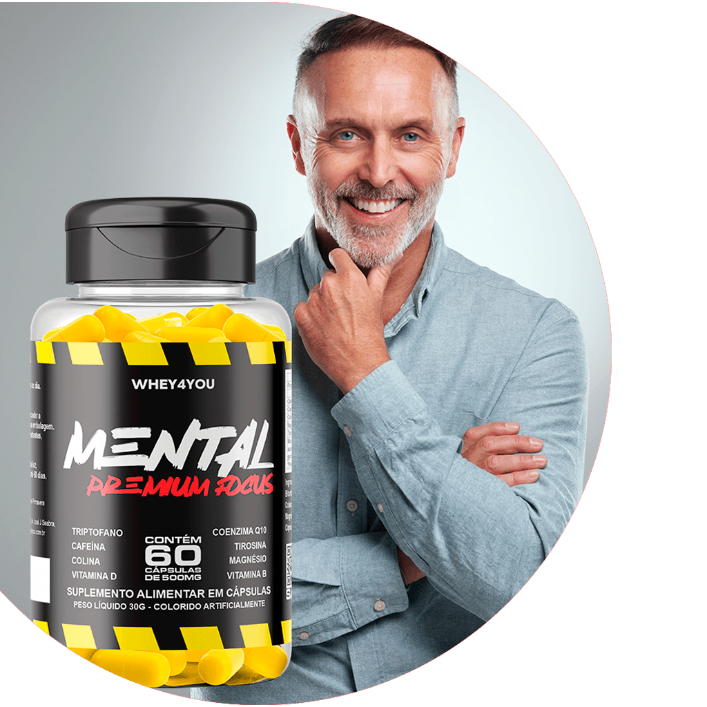 Senhor que usa Mental Premium Focus