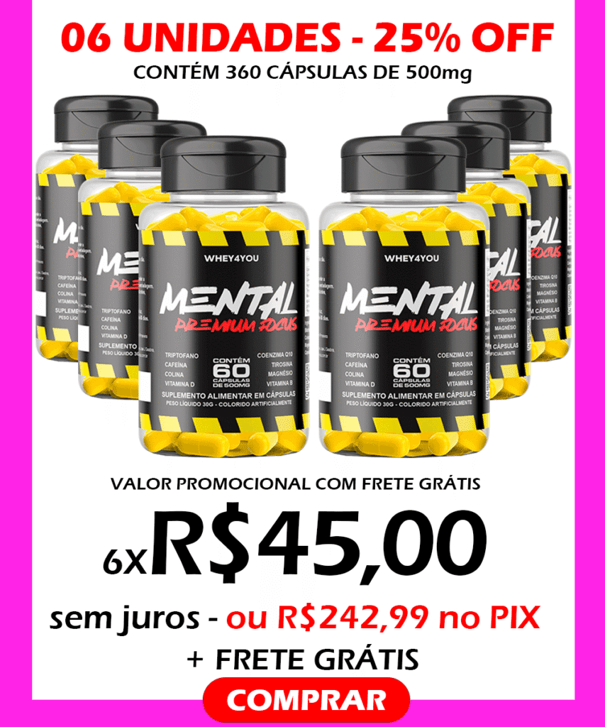 Compre seis unidades de Mental Premium Focus